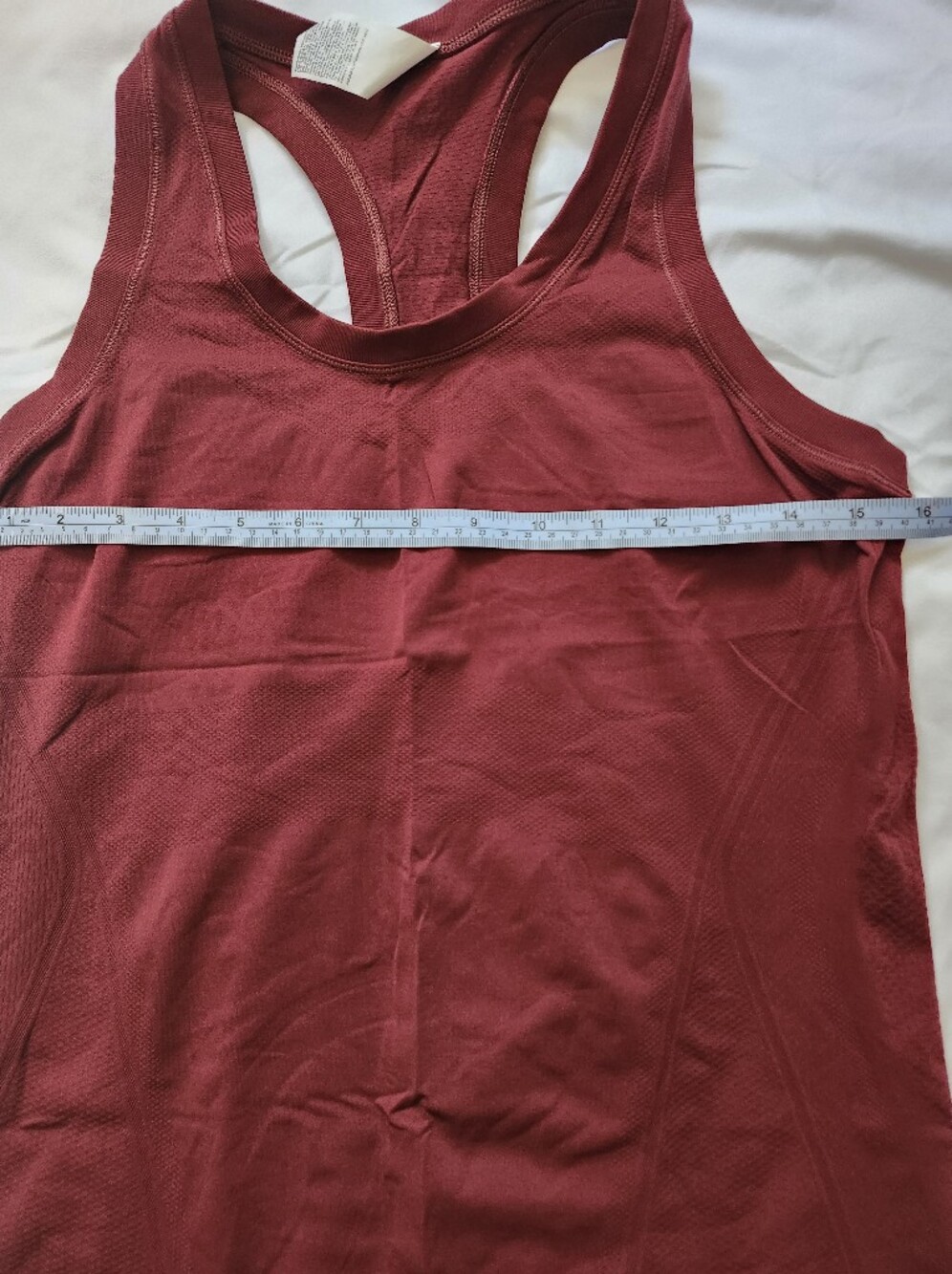 Athleta Maroon Performance Tank Top Burgandy.